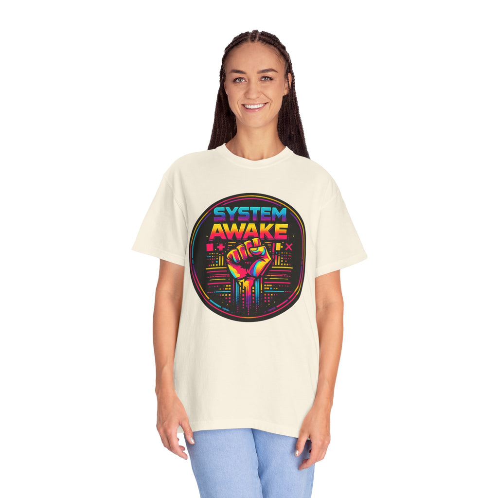 System Awake Retro Fist T-Shirt