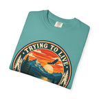 Trying to Live Free in Peace Vintage Mountain T-Shirt