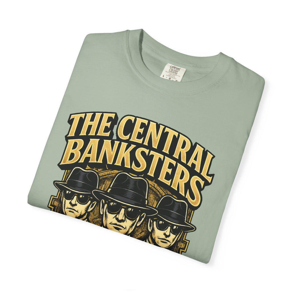 The Central Banksters Graphic T-Shirt — Retro Mobster Vintage Design