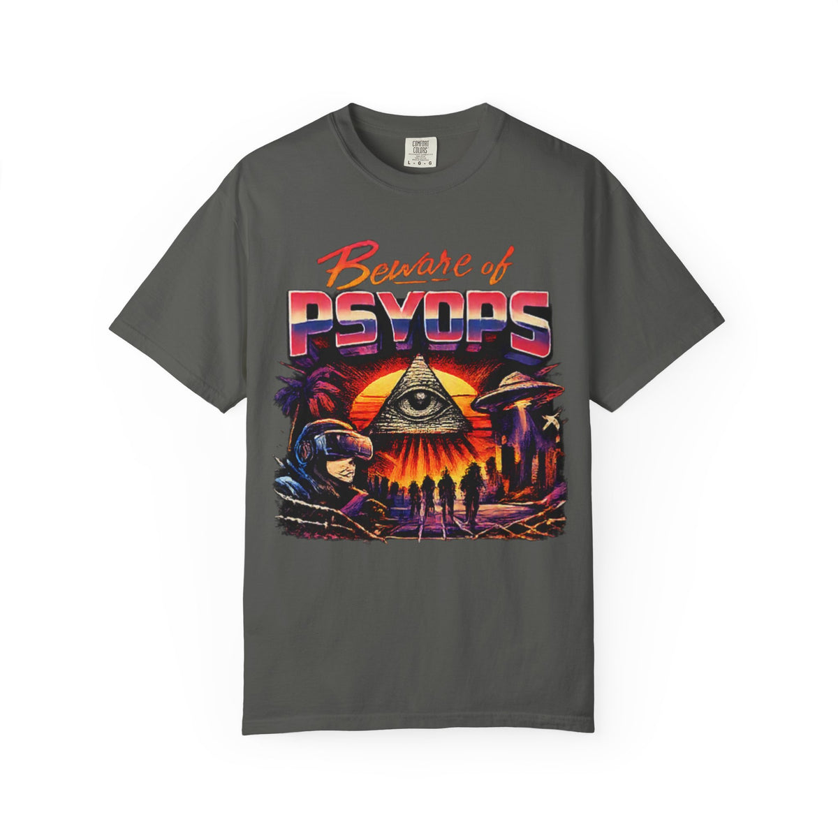 Beware of Psyops — Vintage Graphic T-Shirt