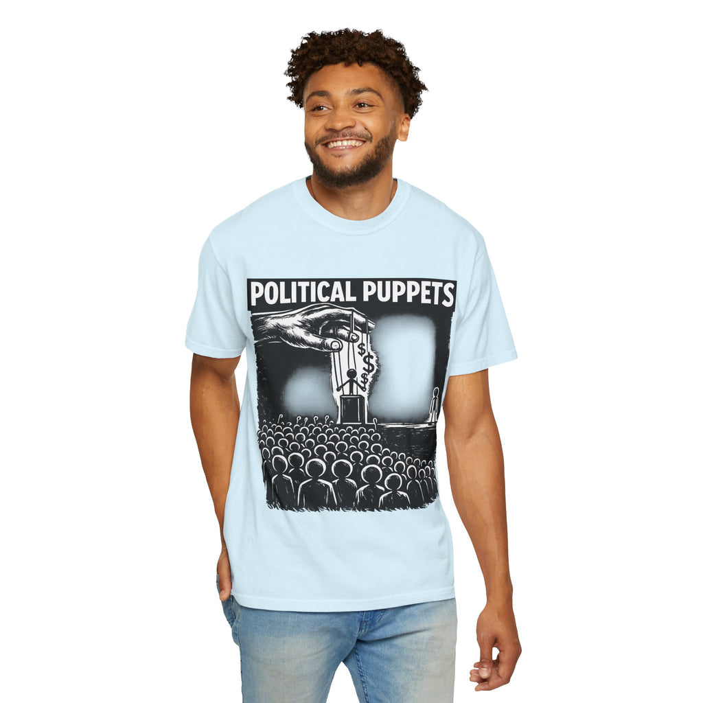 Political Puppets T-Shirt — Anti-Establishment Graphic Tee