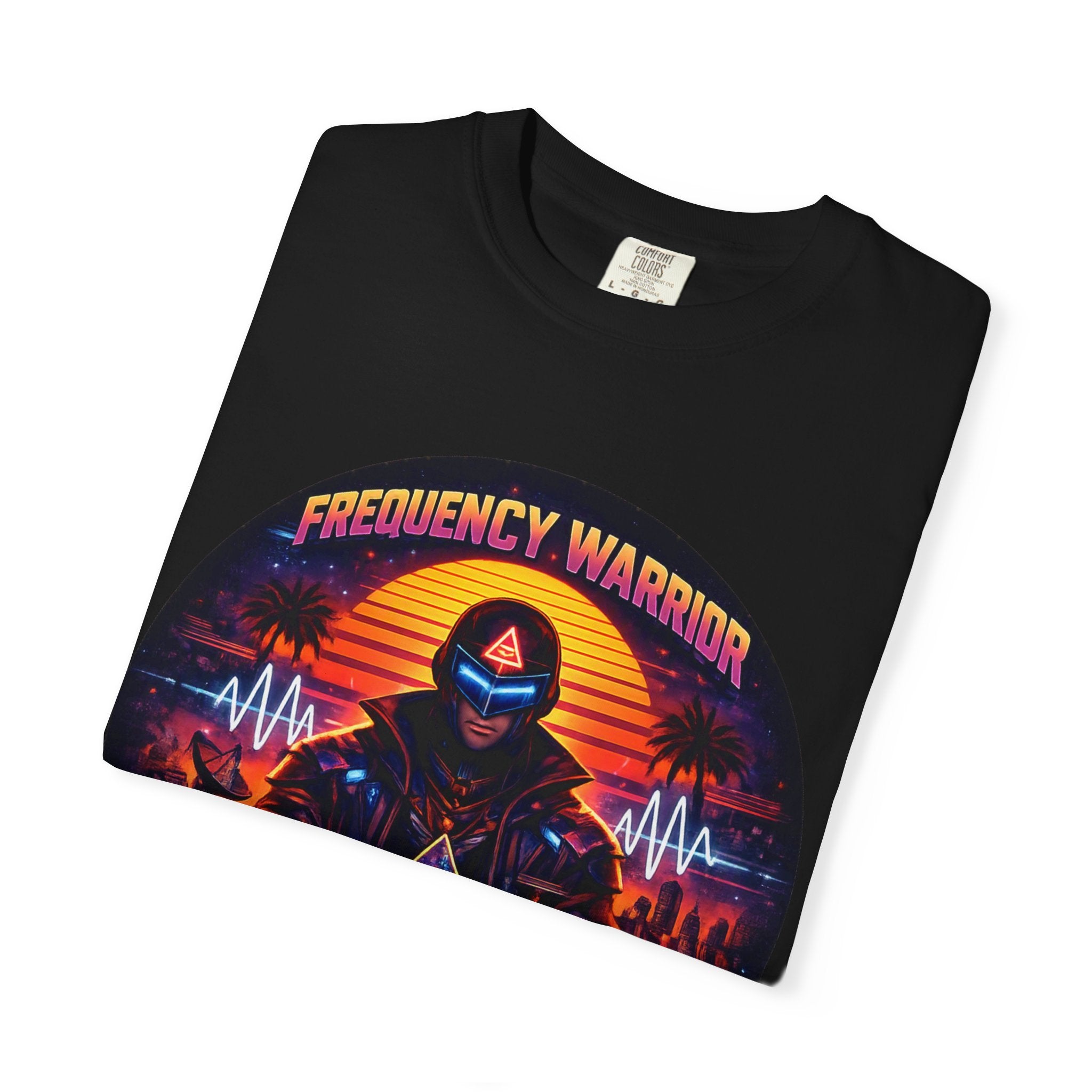 Frequency Warrior — Raise Your Vibration Graphic T-Shirt