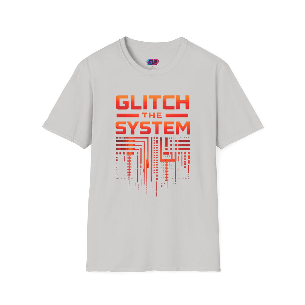 Glitch the System V4 T-Shirt — Retro Circuit Tech Graphic Tee