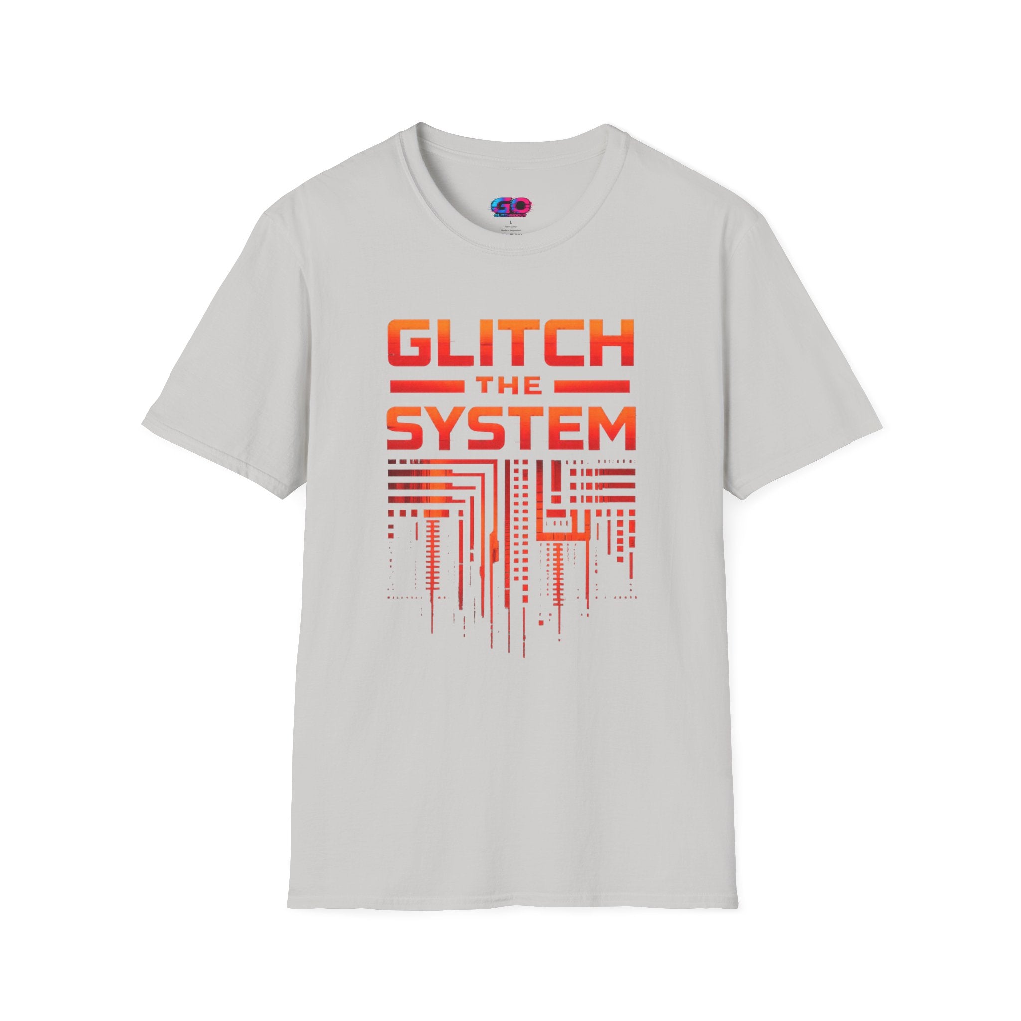 Glitch the System V4 T-Shirt — Retro Circuit Tech Graphic Tee