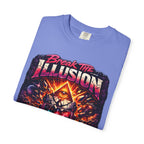 Break the Illusion Graphic T-Shirt — Psychedelic Occult Skull Tee