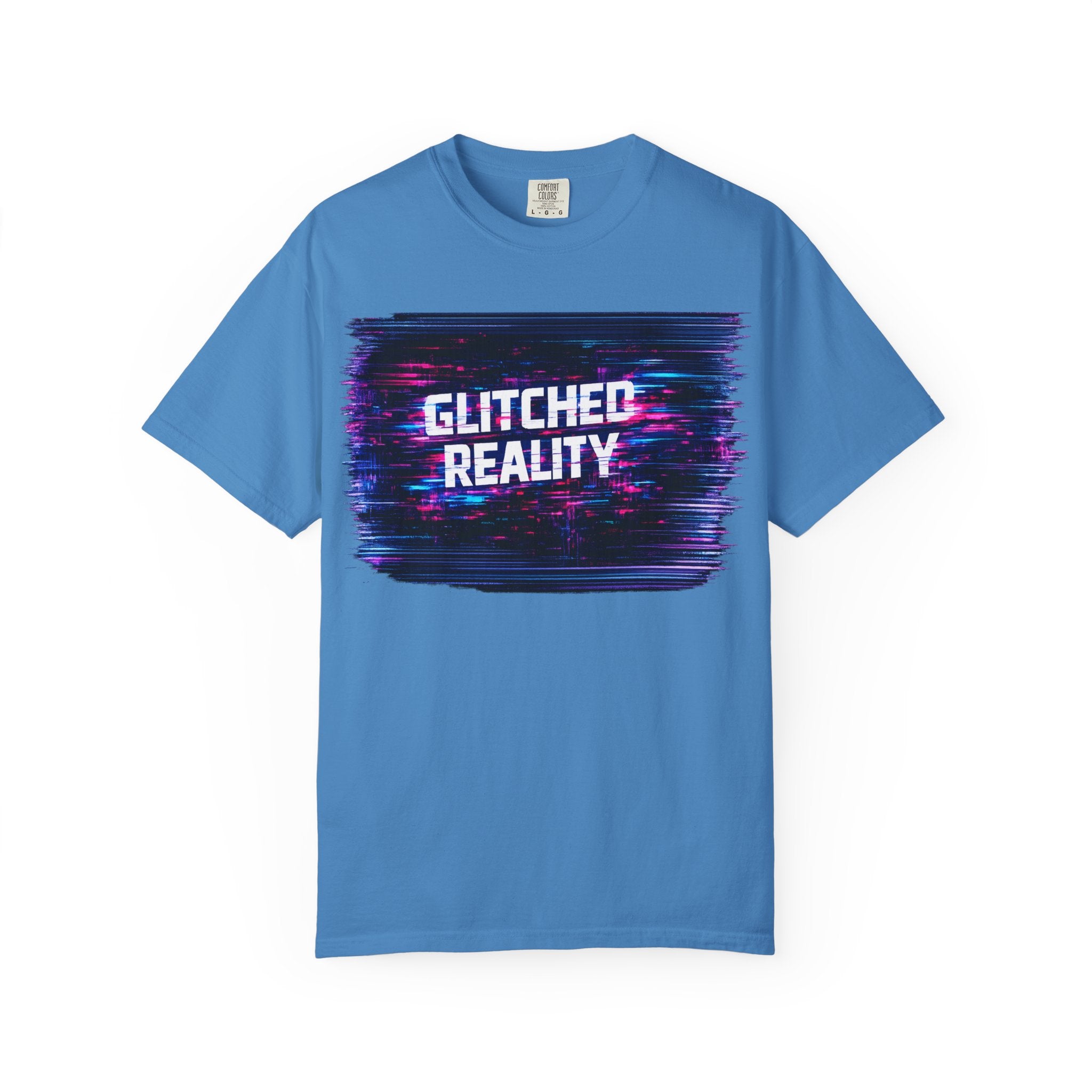 Glitched Reality V2 T‑Shirt — Retro Cyberpunk Digital Distortion Tee