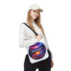 Spiritual Galaxy Tote Bag - "I'm one with the source. The source is with me." Cosmic Meditation Tote