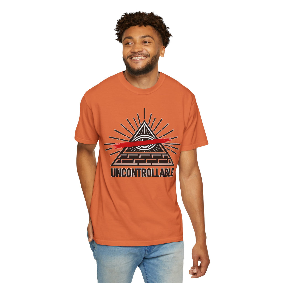 Uncontrollable Pyramid Graphic T-Shirt