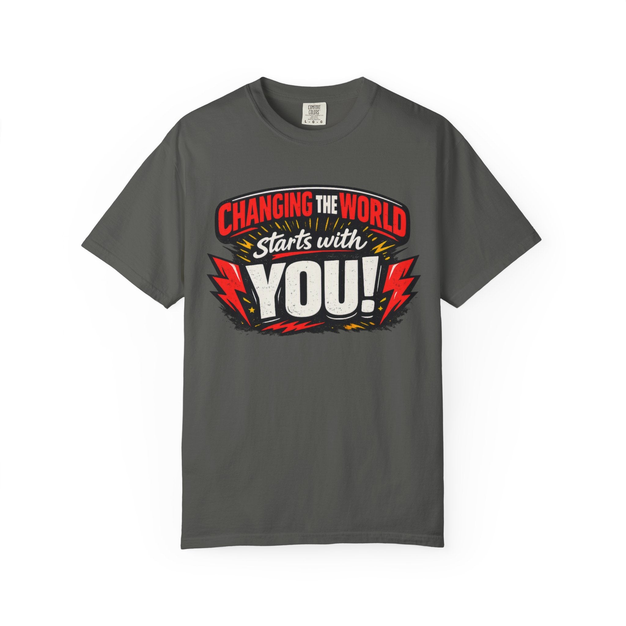 "Changing the World Starts with You" Motivational T-shirt