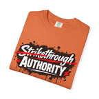 T-Shirt — “Strikethrough Authority” Graphic Tee | Bold Streetwear Protest Design