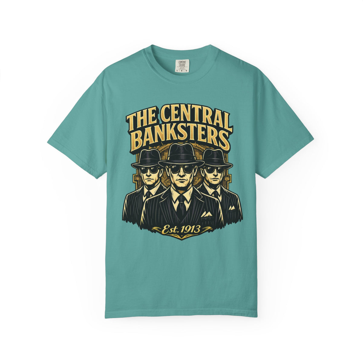 The Central Banksters Graphic T-Shirt — Retro Mobster Vintage Design