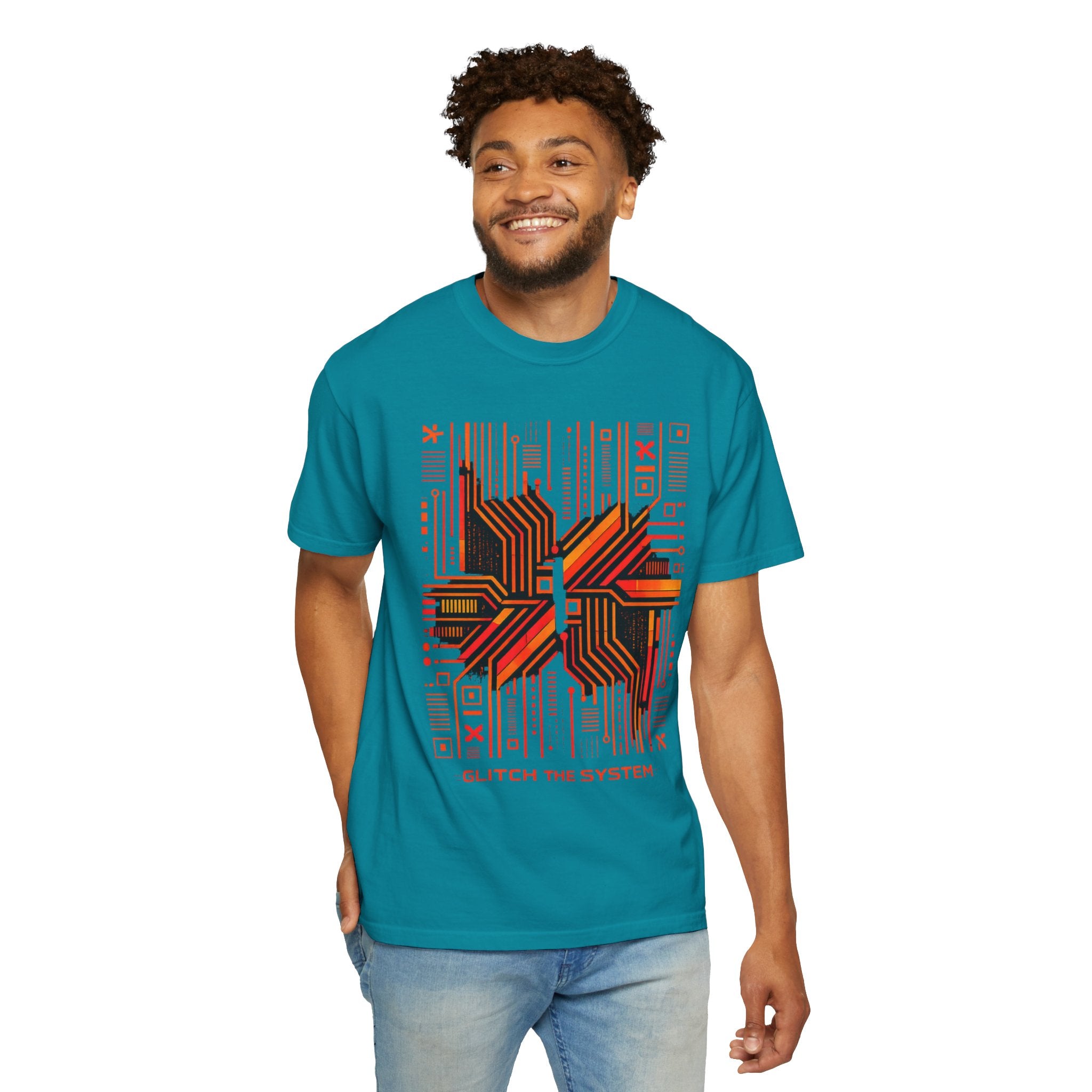 Glitch The System V2 Graphic T-Shirt