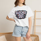 Glitched Out T-Shirt — Retro Glitch Graphic Tee