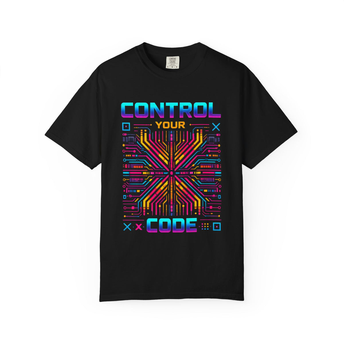 Control Your Code T-Shirt — Retro Circuit Programmer Tee