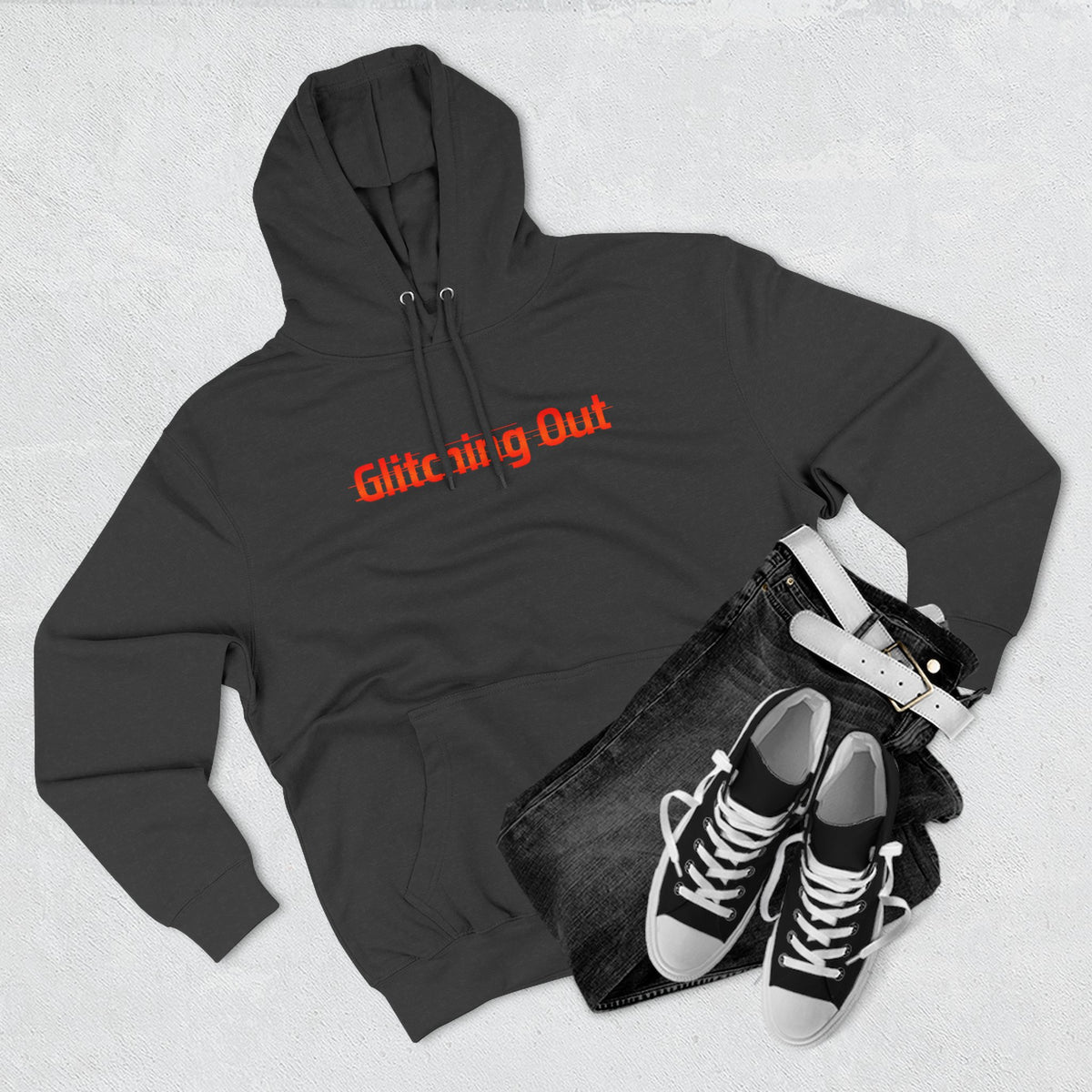 Glitch the System Hoodie V2 — 'Glitching Out' Circuit Graphic
