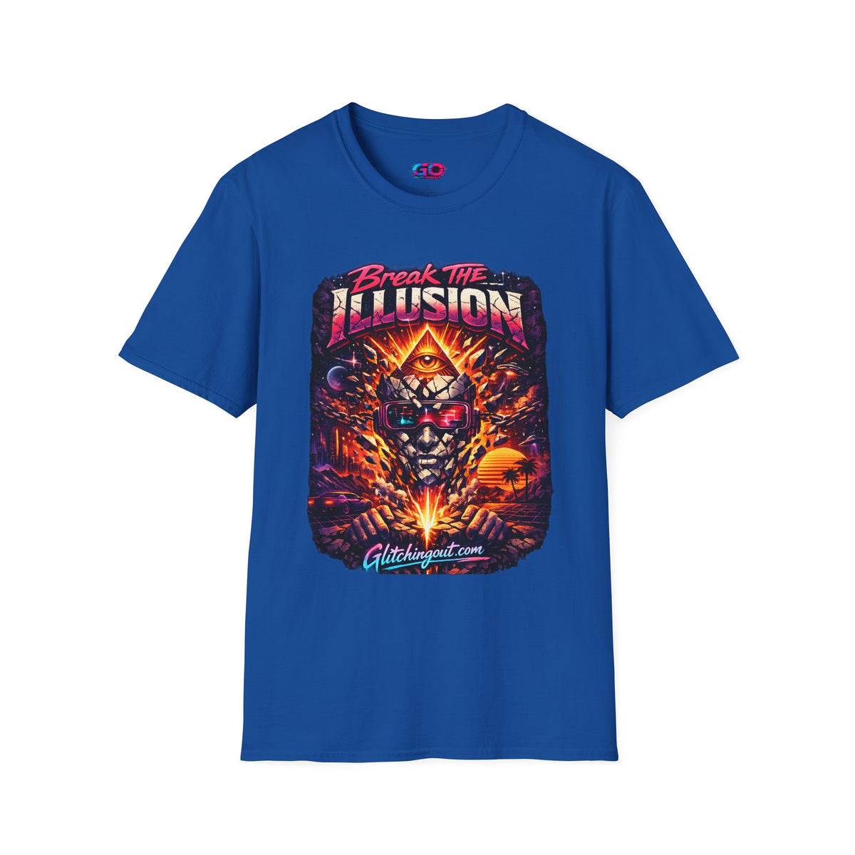 Break the Illusion Graphic T-Shirt — Psychedelic Tee