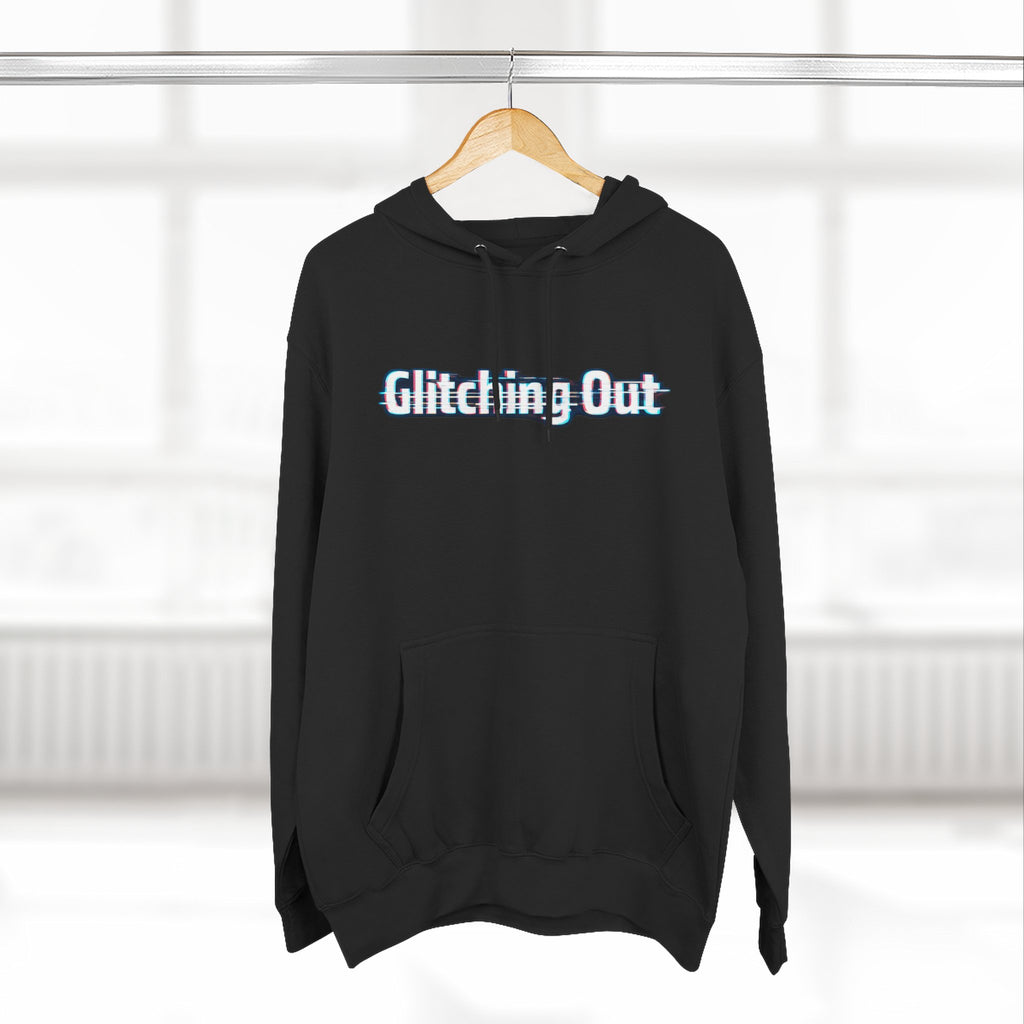 Glitching Out Hoodie — "Glitch the System" Tech Circuit Graphic