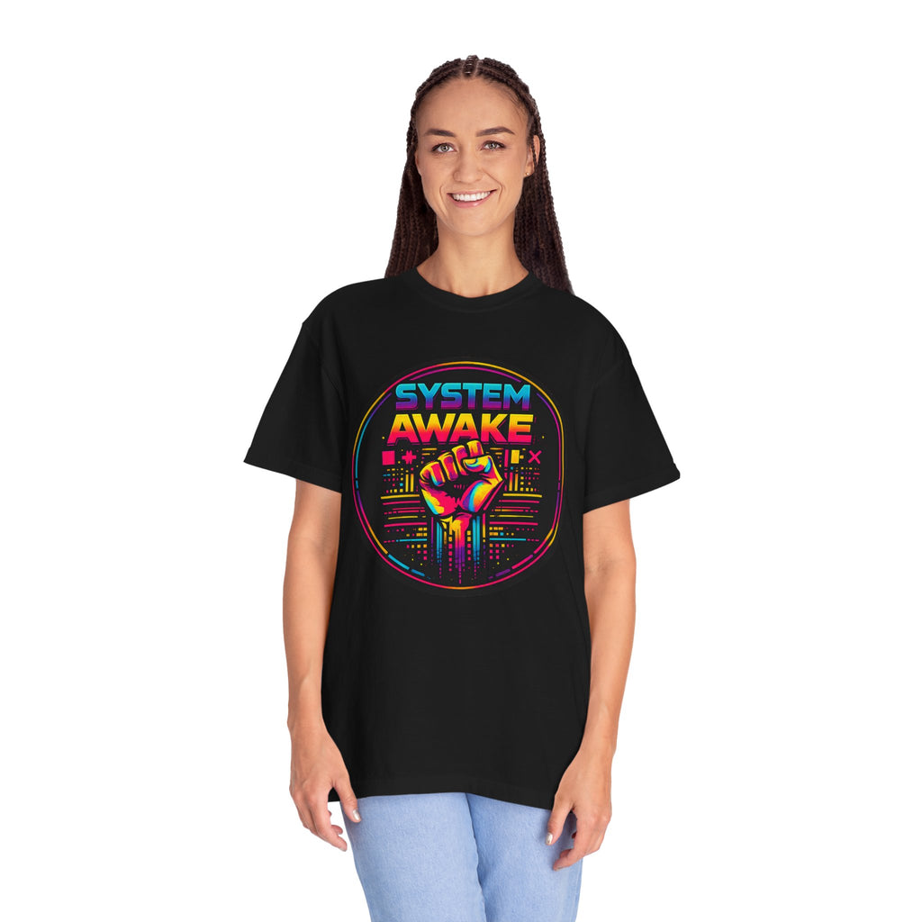 System Awake Retro Fist T-Shirt