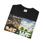 Me vs We Environmental Awareness T-Shirt — Problem vs Solution Graphic Tee