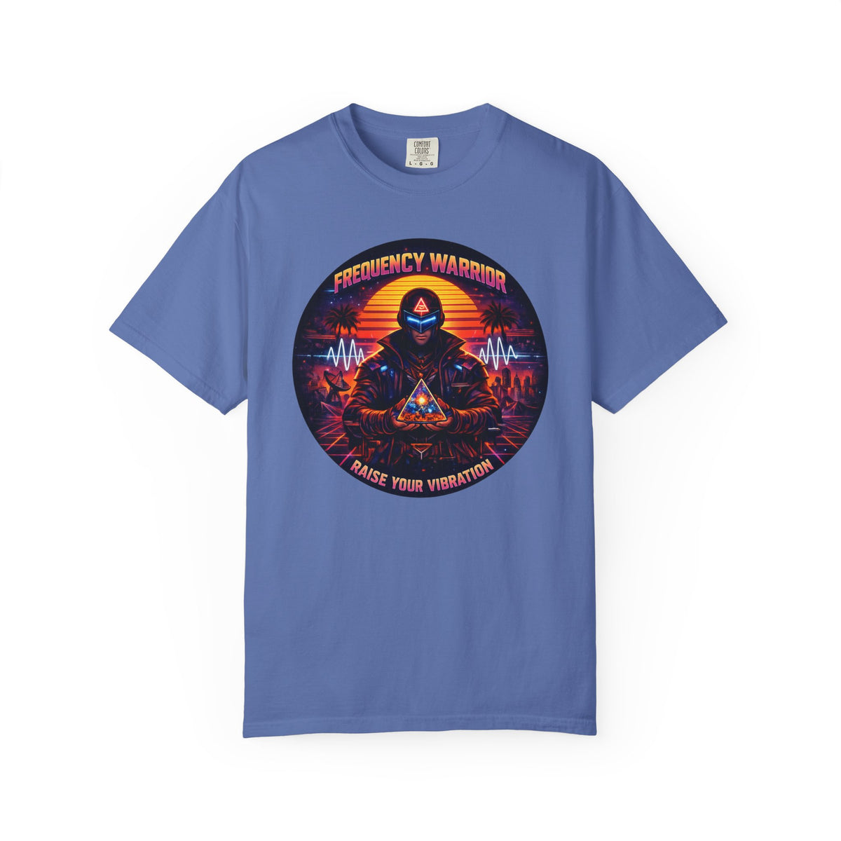 Frequency Warrior — Raise Your Vibration Graphic T-Shirt