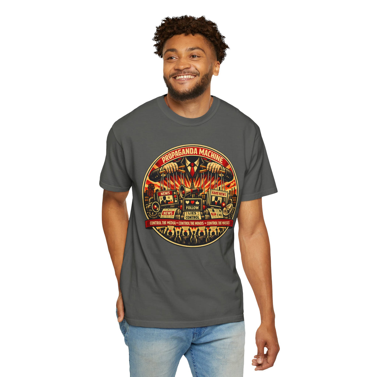 Propaganda Machine — Retro Graphic Tee