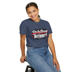 T-Shirt — “Strikethrough Authority” Graphic Tee | Bold Streetwear Protest Design
