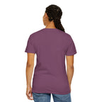 Glitchy Graphic T-Shirt — Retro Glitch Text Tee (Front "GO", Back "Glitchy")