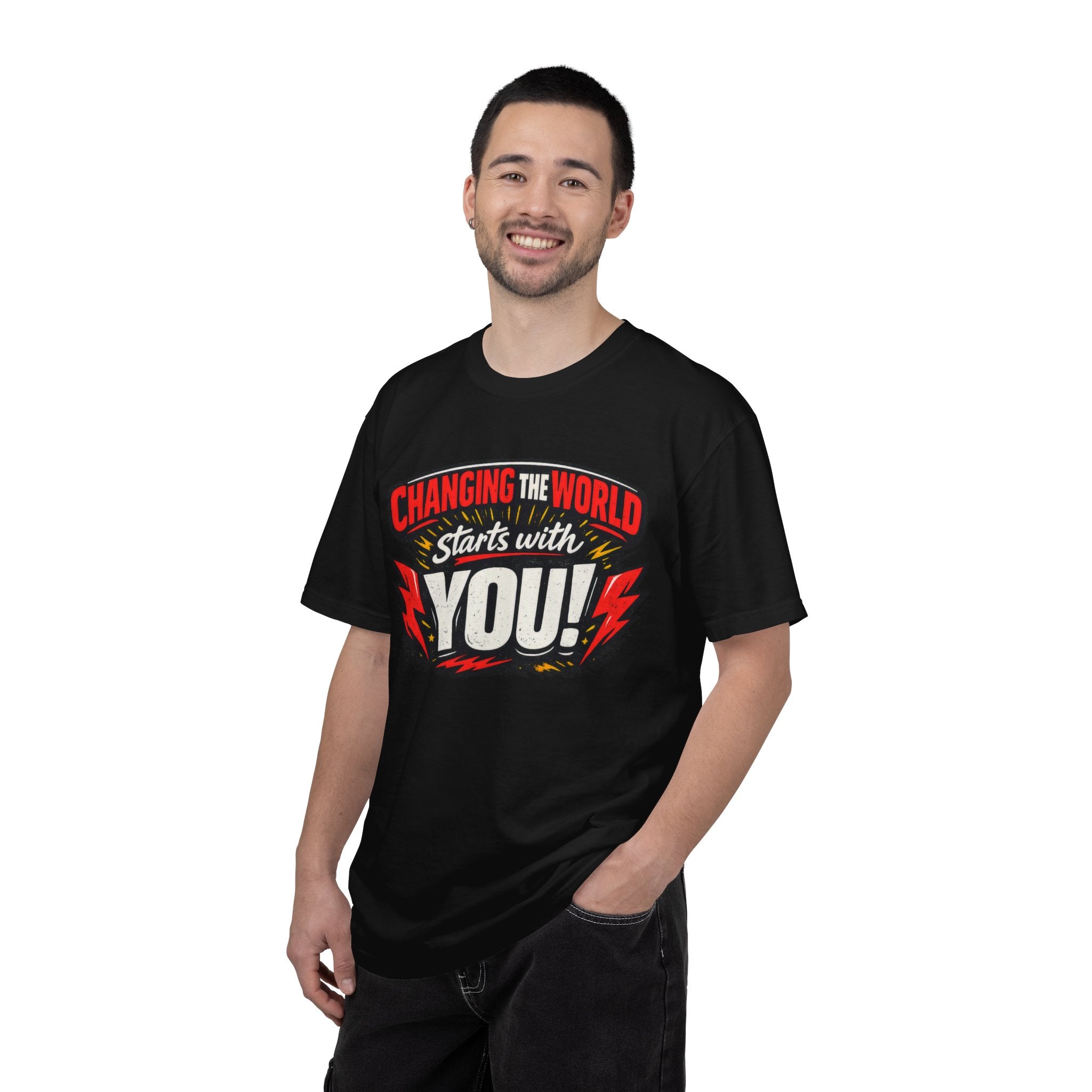 "Changing the World Starts with You" Motivational T-shirt