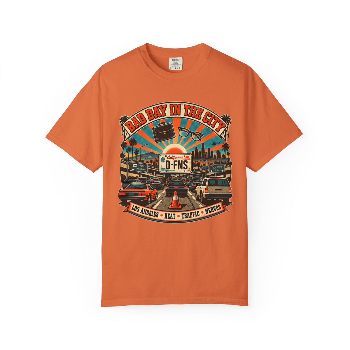 Bad Day in the City Los Angeles Graphic T-Shirt