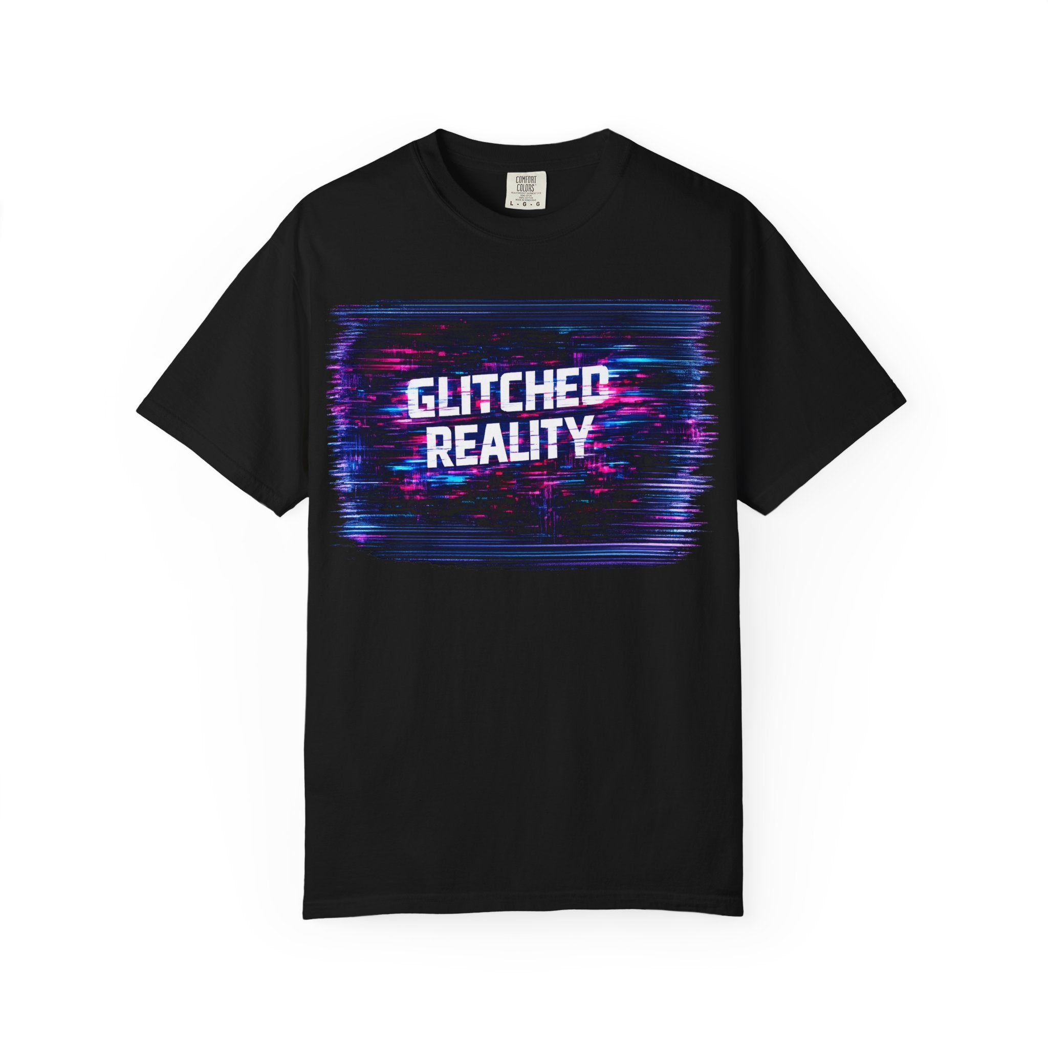 Glitched Reality V2 T‑Shirt — Retro Cyberpunk Digital Distortion Tee