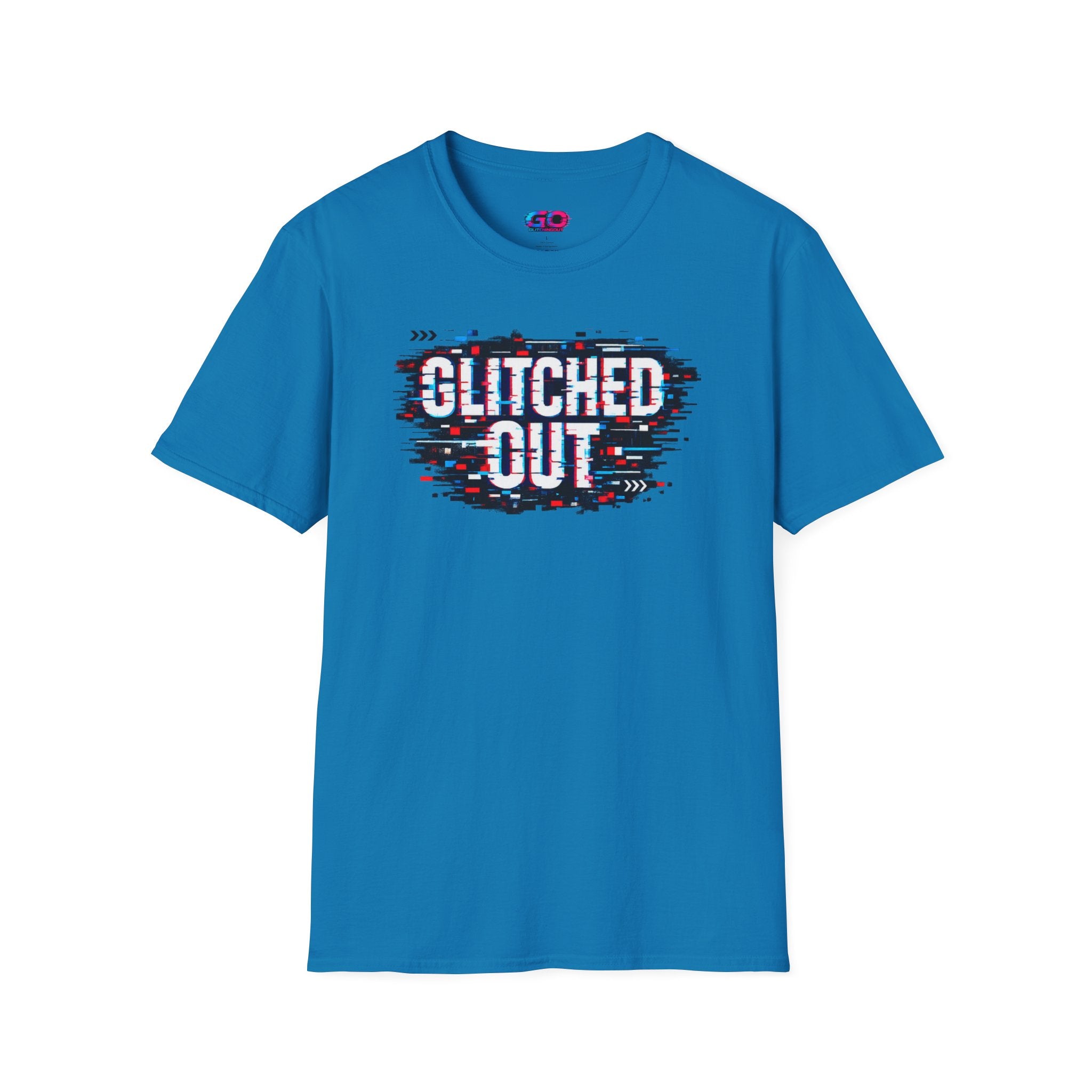 Glitched Out T-Shirt — Retro Glitch Graphic Tee