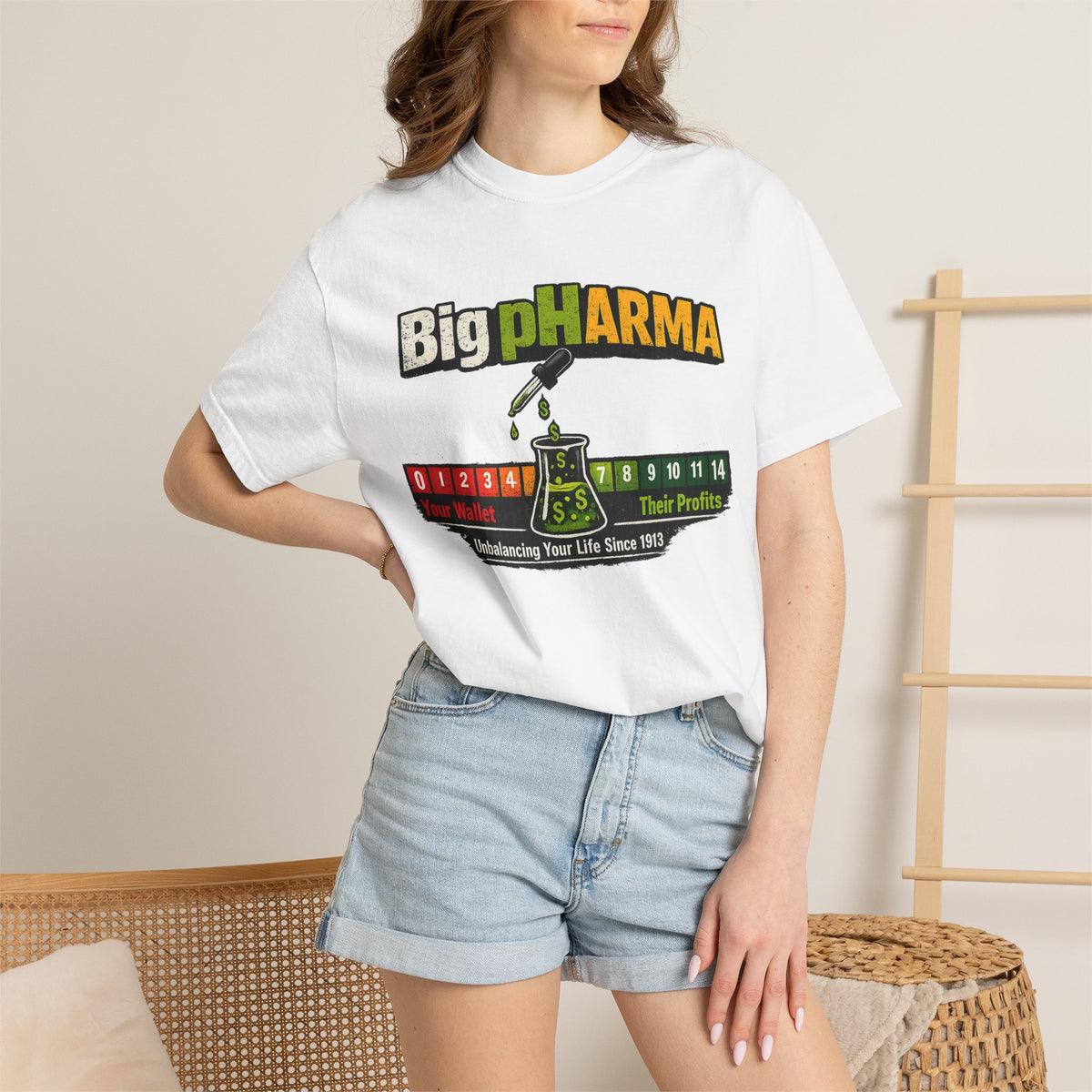 T-Shirt — "Big pHARMA: The Reaction They Don't Want You to See" Graphic Tee
