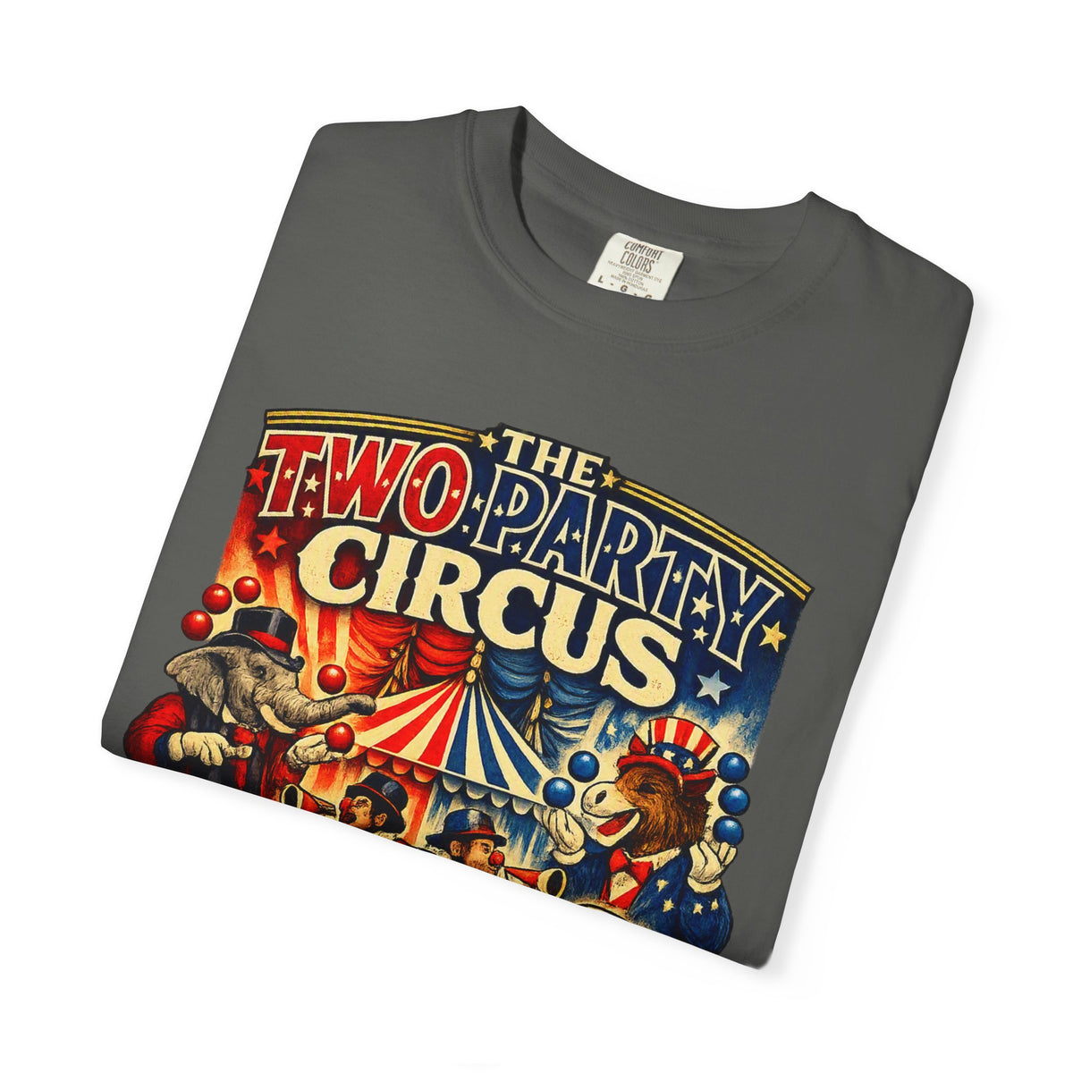 Two-Party Circus Graphic T-Shirt