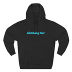 Glitch Geometric Hoodie — "Glitching Out" Graphic Fleece Pullover