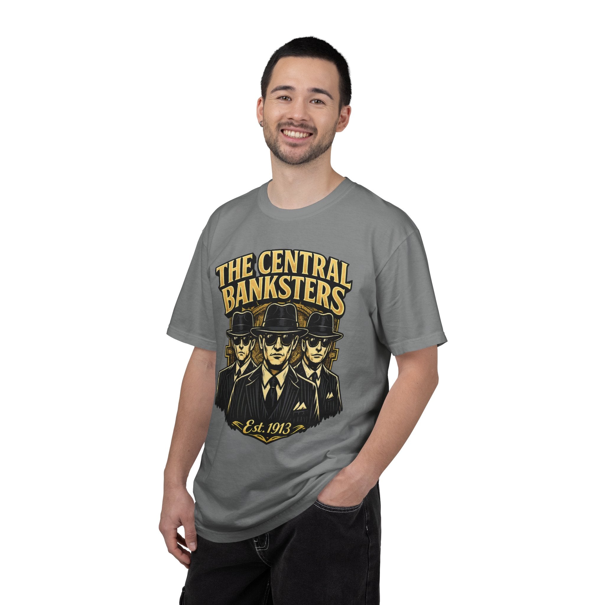 The Central Banksters Graphic T-Shirt — Retro Mobster Vintage Design