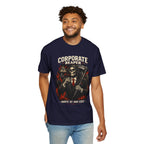 "Corporate Reaper" Skeleton Suit Graphic Tee