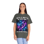 DNA Graphic T-Shirt — "Truth Is Written In Your DNA" Inspirational Science Tee
