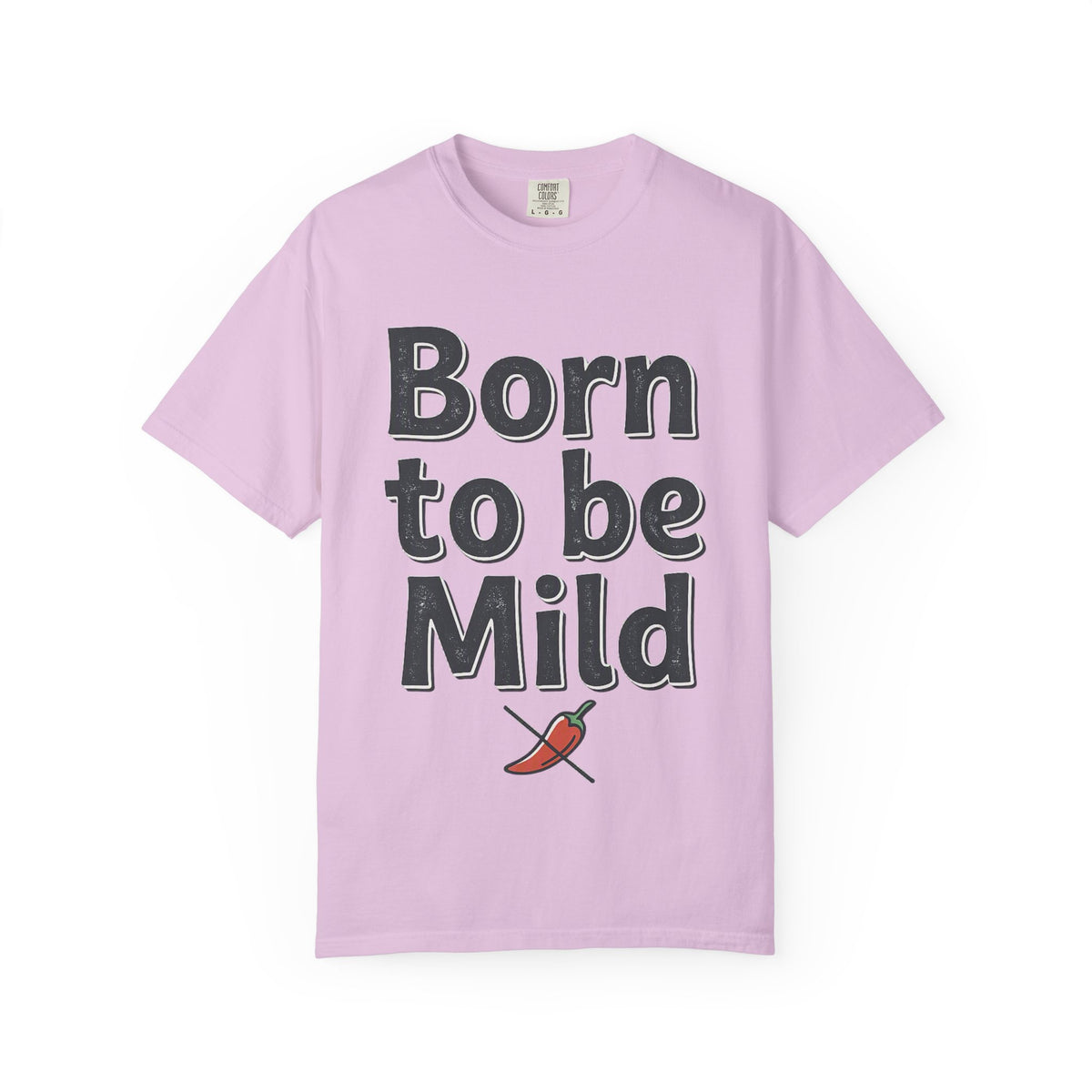 T-Shirt — "Born to be Mild" Funny Chili Pepper Graphic Tee