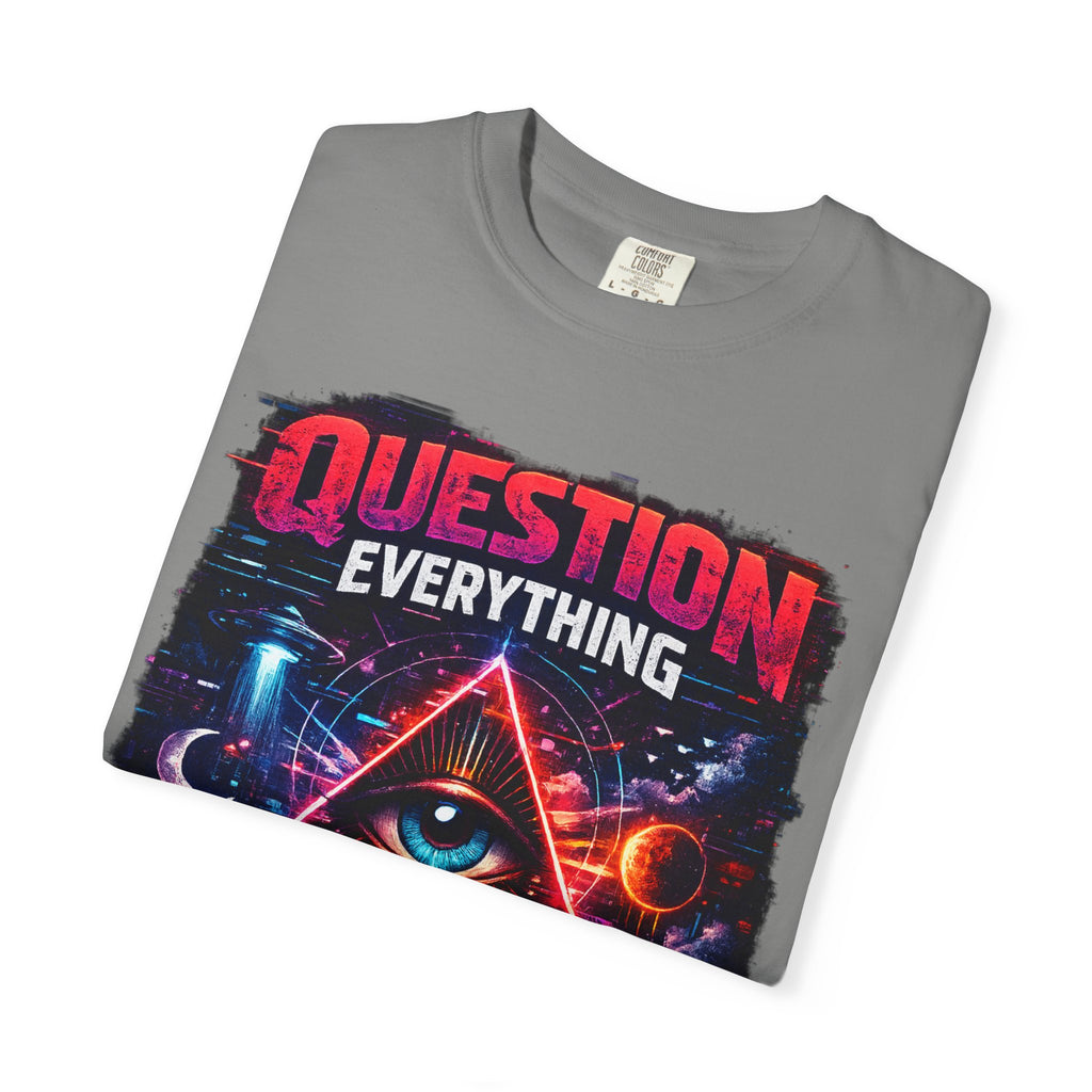 Question Everything T-Shirt — Mystical All-Seeing Eye Graphic Tee
