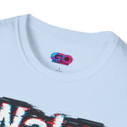 Wake Up Call Graphic Tee — Retro Glitch Text T‑Shirt