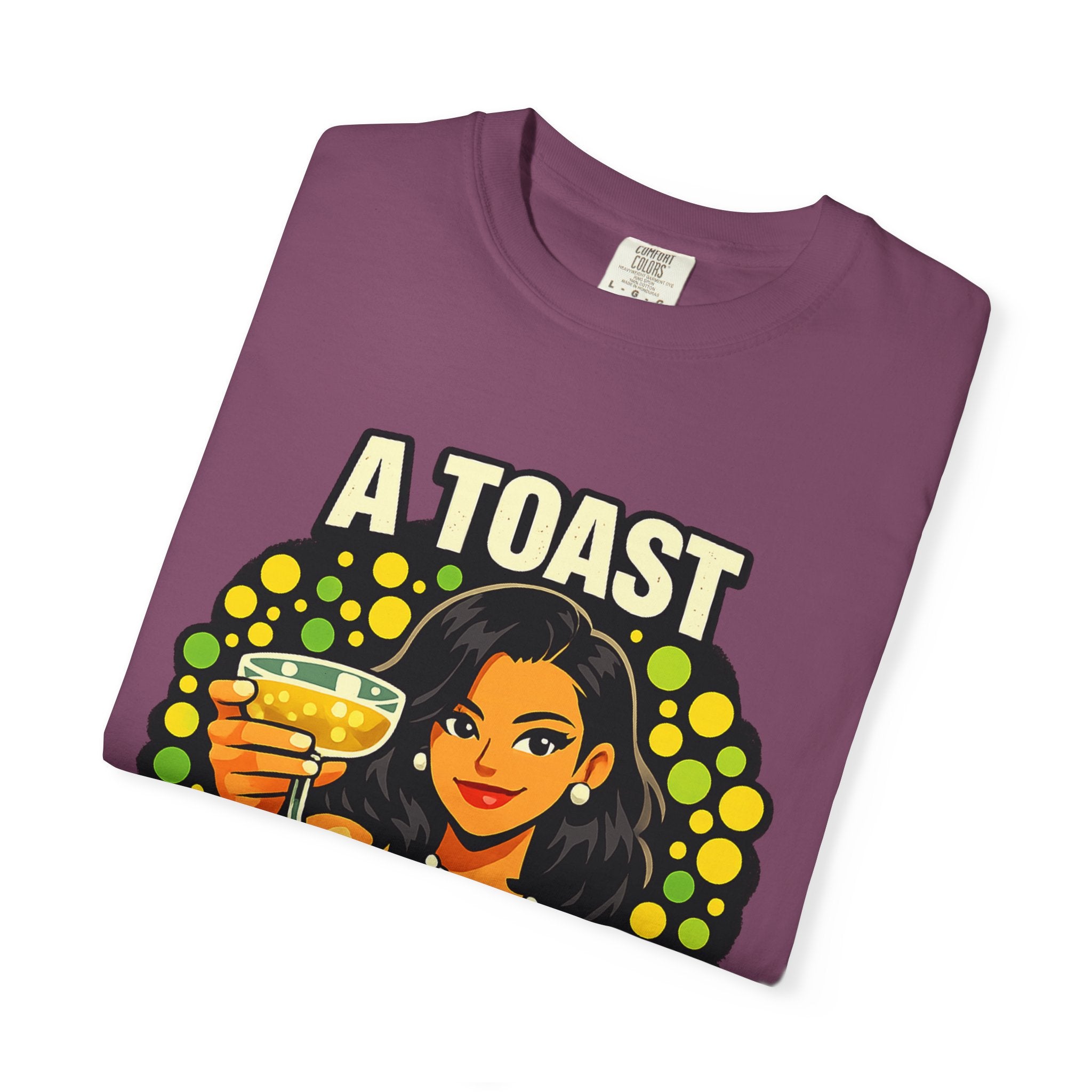 Vintage 'A Toast to All the Free Thinkers' Graphic T-Shirt