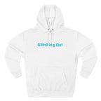 Hoodie — "Glitching Out" Geometric Retro Tech Graphic Hoodie