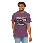 Redacted News Graphic T-Shirt — "REDACTED: You Can't Handle the Truth"