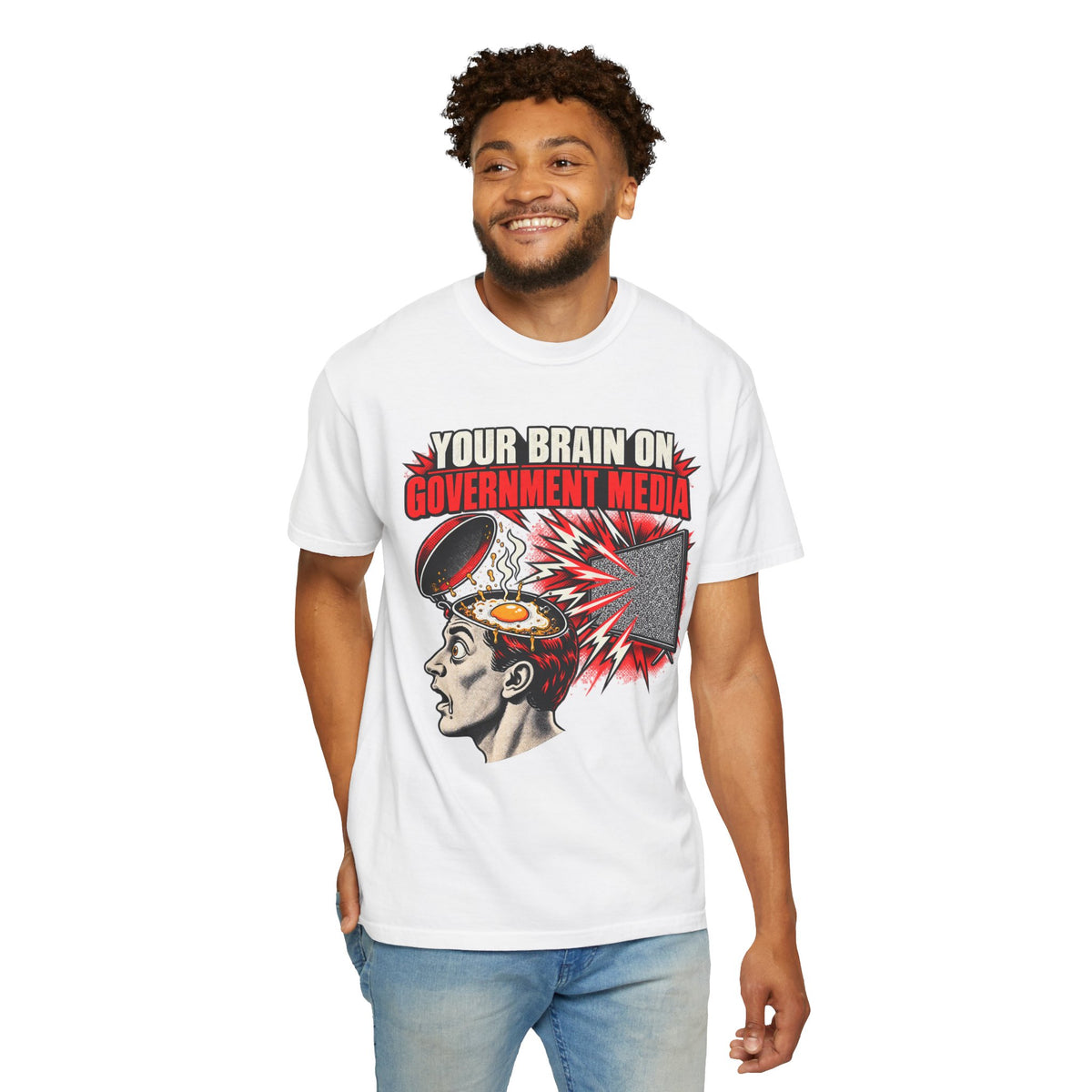 Your Brain on Government Media Graphic T-Shirt