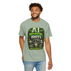 'AI Artificial Idiots: Error 404 — Brain Not Found' Satire Graphic T-Shirt