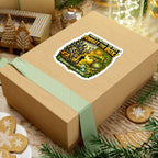 Kiss-Cut Sticker — "Thinking Outside the Box? Forget the Box!" Reconnect with Nature Design