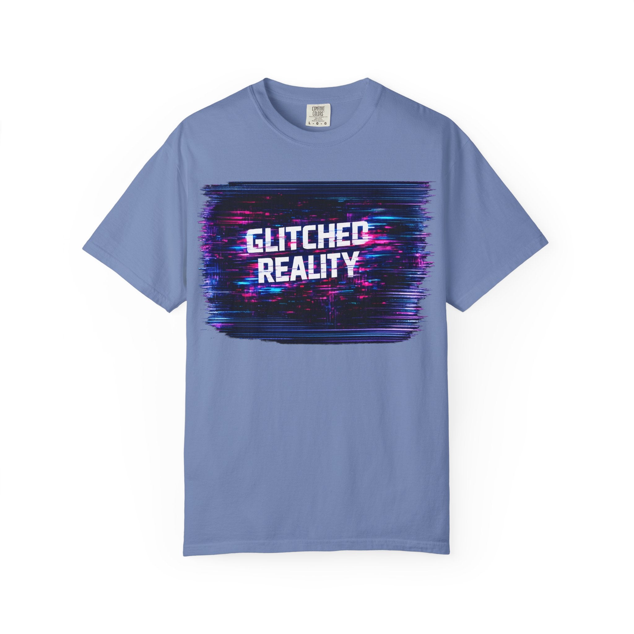 Glitched Reality V2 T‑Shirt — Retro Cyberpunk Digital Distortion Tee