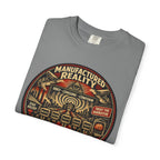 Manufactured Reality Graphic "Building Your Illusion" Vintage Protest — T-Shirt