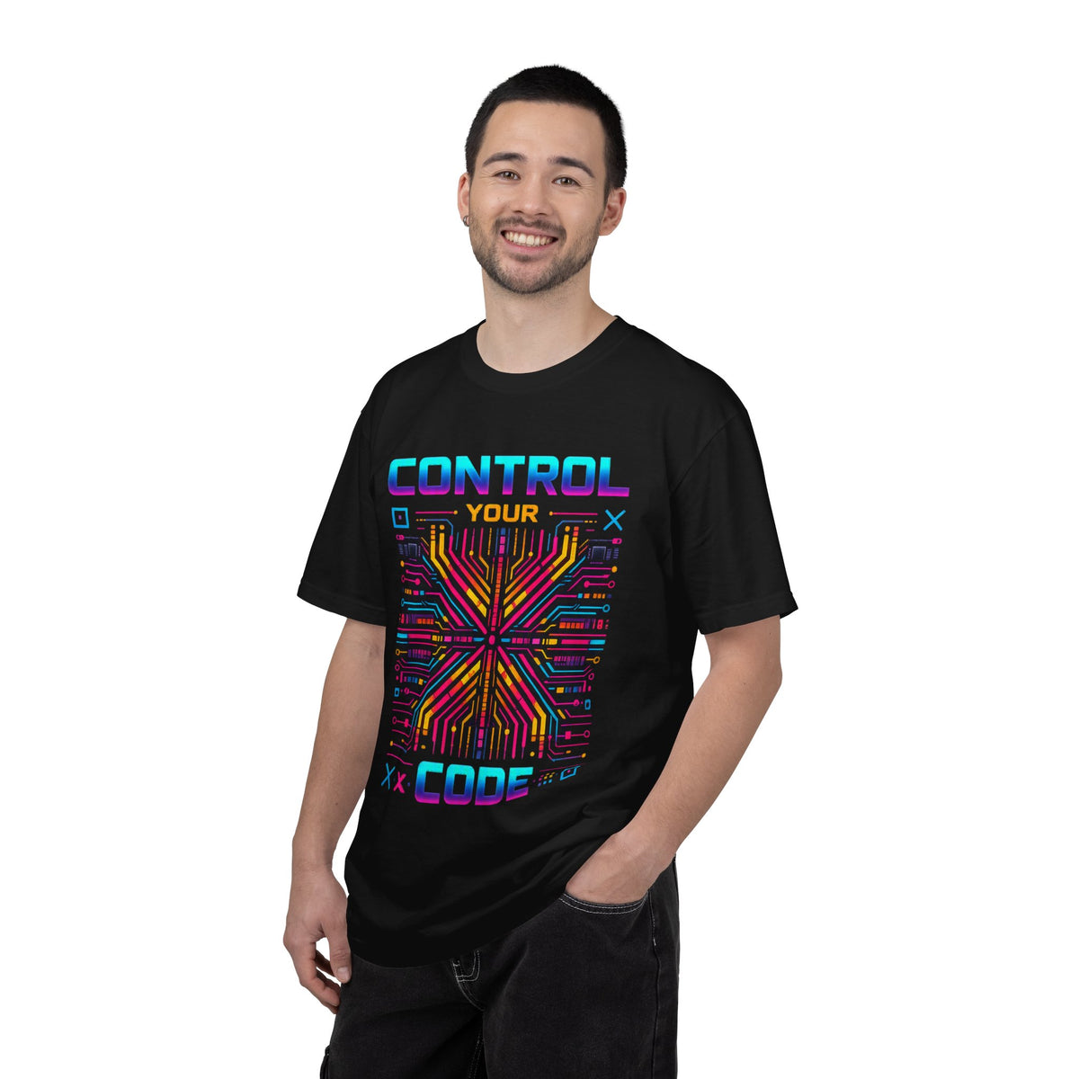 Control Your Code T-Shirt — Retro Circuit Programmer Tee