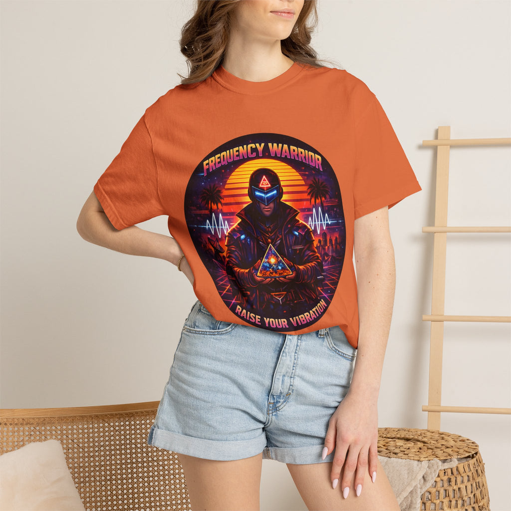 Frequency Warrior — Raise Your Vibration Graphic T-Shirt